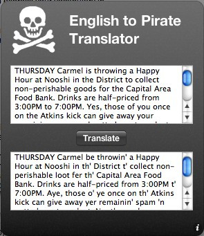 Tim Mosesi Pirate Translator finally provides the best way to express