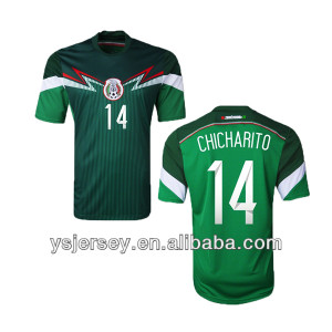 chicharito 14 2014 mexico casa brasil camiseta de fútbol de la copa ...