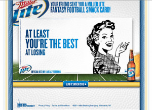 Players were able to make their smack talk more public by sending