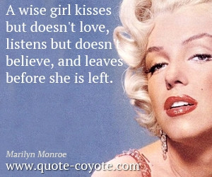 wise girl on etsy quotes by a wise girl marilyn monroe quotes a wise ...