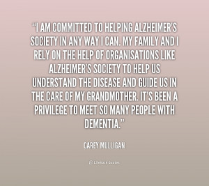 Quotes About Family And Alzheimers Disease