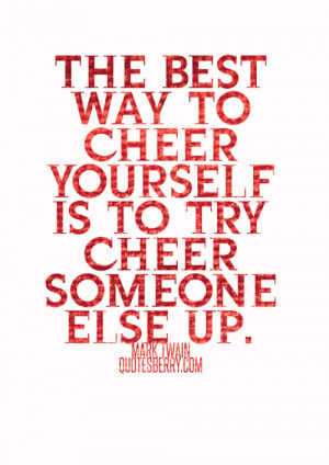 Cute Cheer Quotes Tumblr The best way to cheer yourself