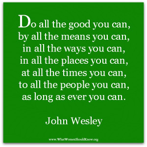 Sayings Of John Wesley
