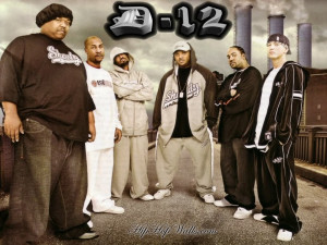 picture of good'ol D12. From left to right:Bizarre, Swifty McVay ...