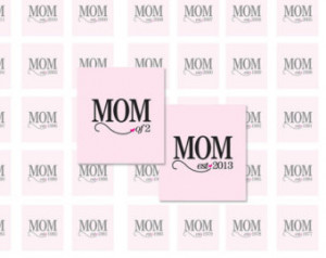 ESTABLISHED MOM Scrabble Size 0.75x 0.83 Inches Digital Collage Sheet ...