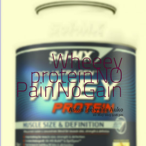 Quotes Picture: wheeey protein no pain no gain