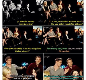 Jake Abel and Max Irons do the funniest interviews together ever! The ...