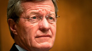 Max Baucus Still Standing in Local Starbucks Waiting for Someone to