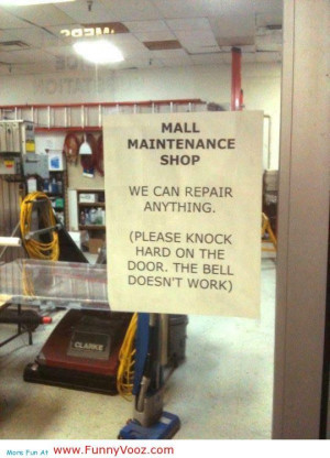 Mall Maintenance Shop funny quotes