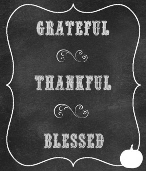 Grateful, Blessed Chalkboards