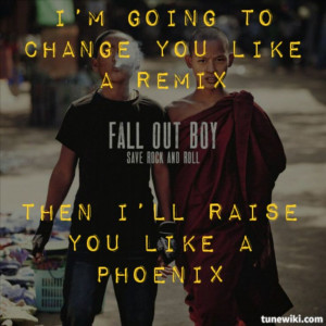 fall out boy phoenix lyrics