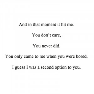 love poems, but I hate thinking of how empty the poets feel. Must be ...