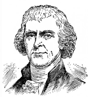 Thomas Jefferson art portrait by MOngula