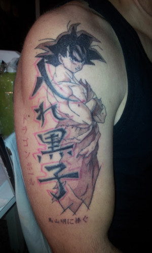 Tatuaje de Son Goku ( Dragon Ball )