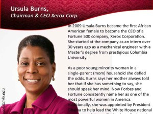 chicks that rule ursula burns chairman ceo xerox corporation ursula ...