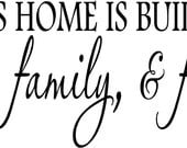 QUOTE-This home is built on faith, family, and friends-special buy any ...
