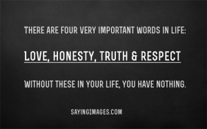 ... In Life: Quote About Four Important Words In Life ~ Daily Inspiration