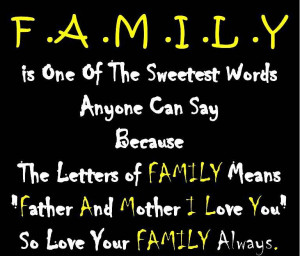 Family Quotes And Sayings Short
