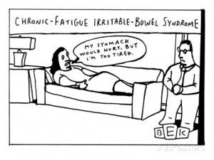 CHRONIC FATIGUE IRRITABLE BOWEL SYNDROME. - New Yorker Cartoon Premium ...