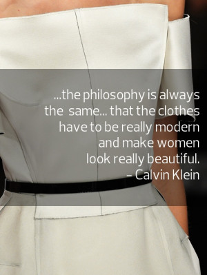 Calvin Klein #quote