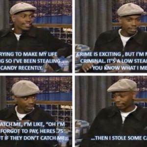 Dave Chappelle Is All About Low Stake Crimes & Stealing Candy During a ...