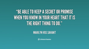 Quotes About Keeping Secrets