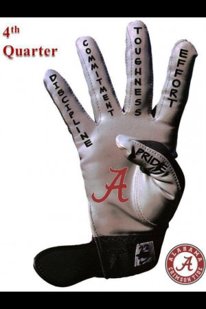 The 4th Quarter~ Alabama Roll Tide Roll !!!