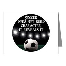 Character Quote - Soccer Note Cards (Pk of 20) for