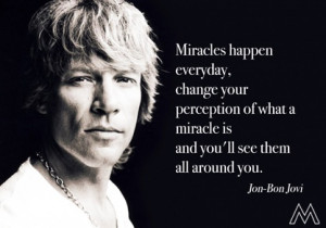 Miracles By Jon Bon Jovi