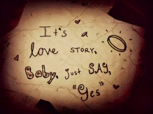 It’s A Love Story, Baby, Just Say, ‘Yes’