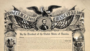 On January 1, 1863, President Abraham Lincoln issued the Emancipation ...