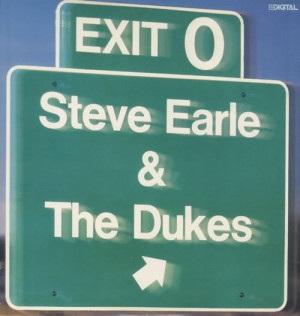 Steve Earle Exit 0 USA LP RECORD MCA-5998