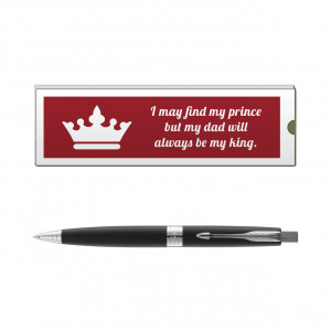 ASTER LACQUE BLACK CT BP with Dad Quote-4