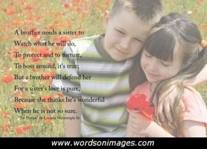 Sibling love quotes