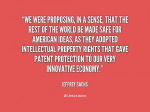 quote Jeffrey Sachs we were proposing in a sense that 98546 png
