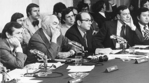 Watergate Hearing, Senator Howard Baker, Senator Sam Irvin, Majority ...