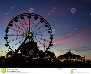 Ferris Wheel Sunset Royalty Free Stock Photo - Image: 436055