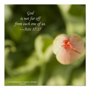 Beautiful Inspirational quote from the bible Print