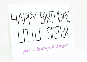 funny birthday quotes for older sister