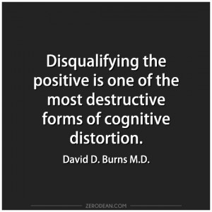 David Burns Cognitive Distortions