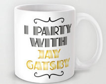 ... jay gatsby typography mug gift funny the great gatsby jay gatsby fun