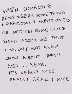 Always surprising when a guy does that. You just assume they don't ...