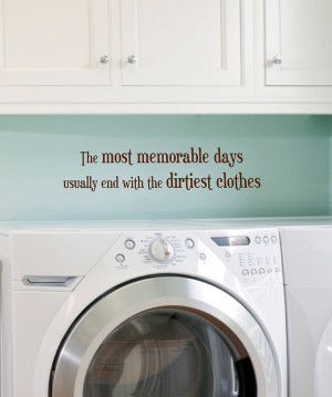 Chocolate 'Dirtiest Clothes' Wall Quote - Belvedere Designs