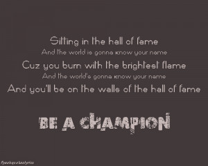 ... include: danny, hall of fame, the script, will.i.am and be a champion