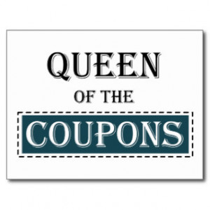 Queen of the Coupons Postcards