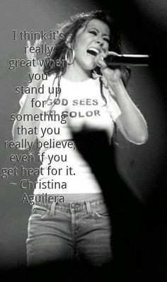 Christina Aguilera Quotes Fighter Christina aguilera because