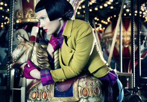 circus, fashion, fashionserved, girl, merry go round, model, pale