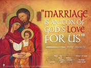 Icon of God's Love (Pope Francis) Family Poster $12.00