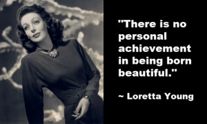 The 1940's film star did not mince words when it came to beauty.