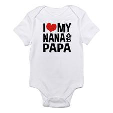 Love My Nana and Papa Infant Bodysuit for